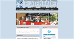 Desktop Screenshot of flatenbadet.com